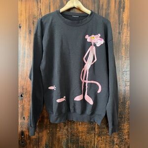 Vintage 90s Pink Panther Inspector Stanley Desantis Pullover Sweatshirt Sz XL